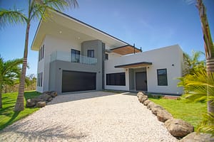 Garage and driveway