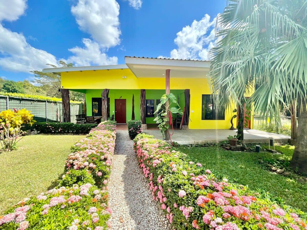 Charming income-generating triplex in Potrero, Costa Rica, featuring three independent 1-bedroom units, tropical gardens, and expansion potential.