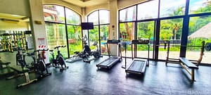 Coco Bay Estates features a top-tier gym at the Club at Coco Bay. Residents enjoy exclusive access to a premier fitness facility, blending upscale equipment with a vibrant community atmosphere.