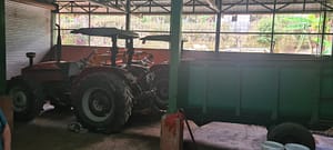 The availability of water is not a problem since it has the municipal approval for any project that you want to do on the site."

Tractors included in the price
