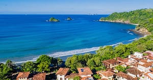 Breathtaking panoramic ocean and beachfront views from 9 Paseo del Mar, Las Catalinas.