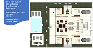 PRADO ESTATE 2-BEDS & 2-BATHS | 135 m2 | Pre-construction price is $275,000