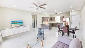 Embrace privacy and exclusivity with this three-story apartment complex, boasting only 6 units. Each floor houses 2 apartments, providing a serene and intimate living environment for residents.