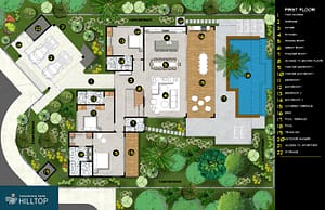 Floor Plan L 32-33, Casa Roble, Tamarindo Park (3)