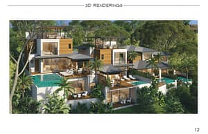 Lot 26: Under-construction 5BR, 5.5BA with rooftop terrace and income potential in Tamarindo Park. Priced at $1.89M.