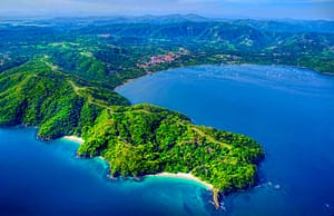 Punta Cacique Peninsula with Playa Del Coco in the background