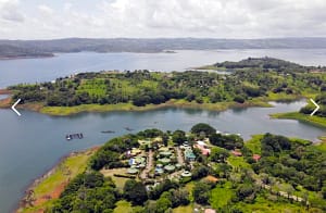 Tilarán Lakefront Resort: 18 Rooms, Lake Arenal Boating, Property: 40,000 sqm, Construction: 12,800 sqm