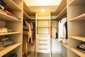 Luxurious Walk-In Closet in the Master Bedroom of Pacifico Resort Home