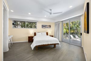 Spacious and luxurious bedrooms with ocean views at Casa Nalifos, Playa Flamingo, Costa Rica.