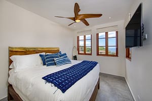 Ocean-View Bedroom at 32 Plaza Central – Luxury & Comfort in Las Catalinas