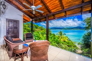 beachfront home with private beach