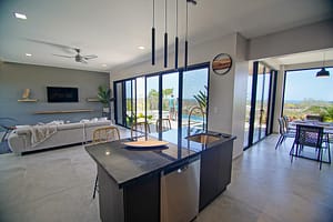 Open concept kitchen