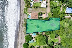 3600m2 Titled Lot in Playa Potrero -Beachfront Property