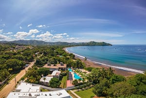 Aerial View of Pacifico Resort Home with Proximity to Playas del Coco Beach