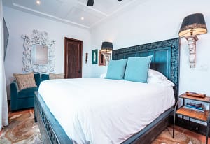 Bedrooms at 9 Calle Cartagena - luxurious and private rooms with elegant design and ocean views