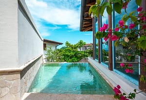 Pool area of 9 Calle Cartagena - luxurious home with stunning ocean views and modern design