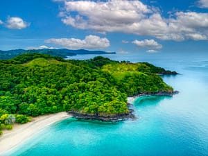 The western tip of Punta Cacique
