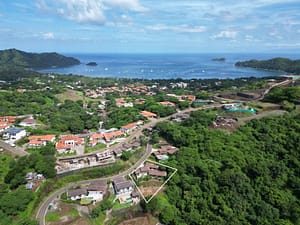 Aerial View of Pacifico Resort Home with Proximity to Playas del Coco Beach