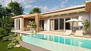 Villa Coral, View 7, Single Floor Villa in Blue Moon Community, Roatan, Honduras